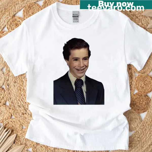 T-shirt featuring Young Stephen Colbert design with playful theme