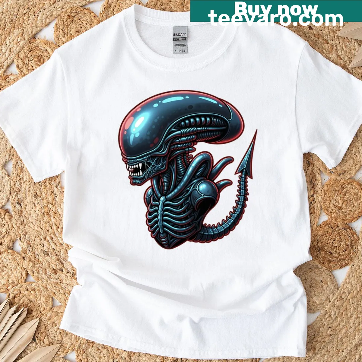 Cute Baby Alien graphic on a kid's T-shirt — on a men's t-shirt