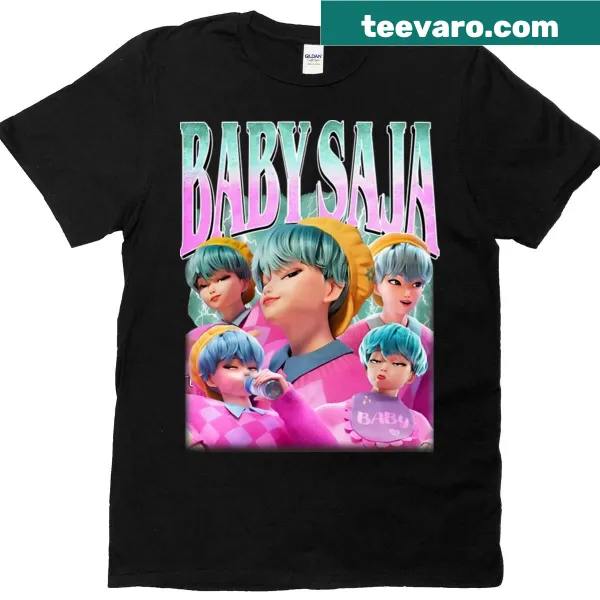Retro K-drama inspired T-shirt featuring a demon hunter design
