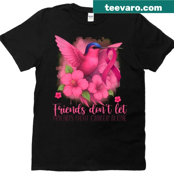 Breast cancer awareness t-shirt with supportive message