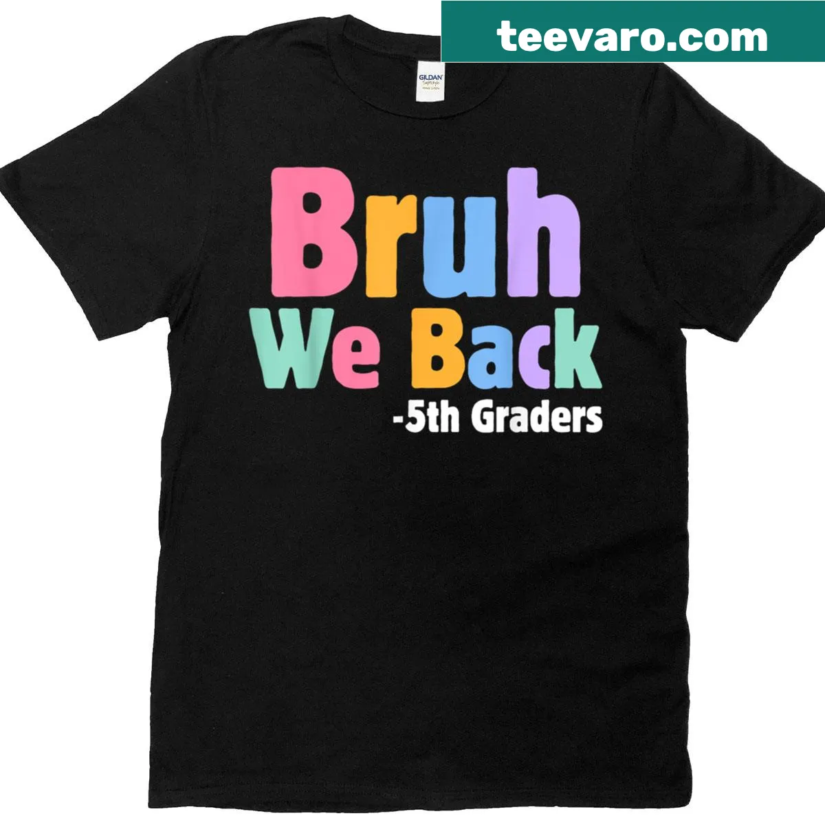 Funny back-to-school T-shirt for 5th graders — on a men's t-shirt