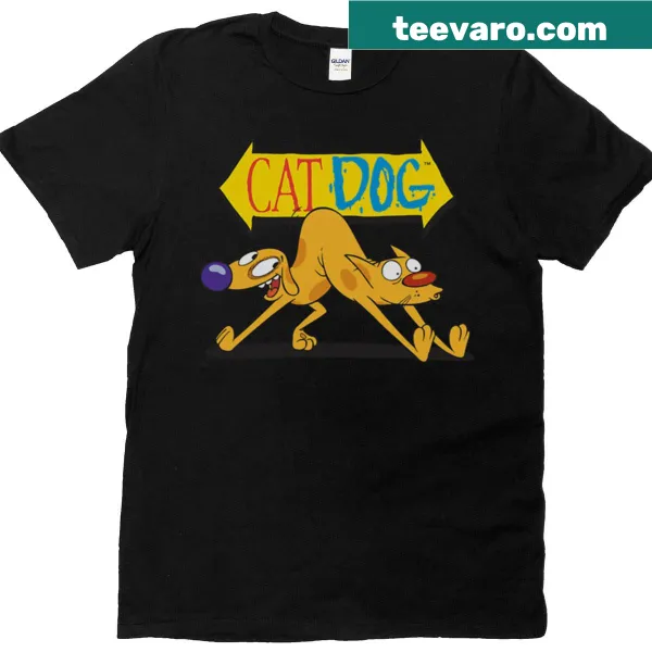 T-shirt featuring the title graphic from the Catdog show