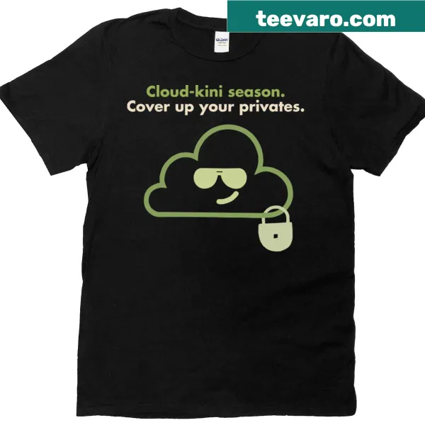 Playful T-shirt with a whimsical 'Cloud-kini Season' graphic