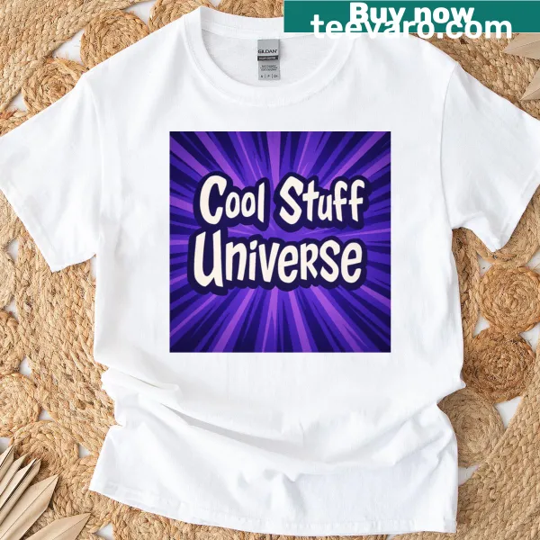 Cool Stuff Universe logo graphic t-shirt