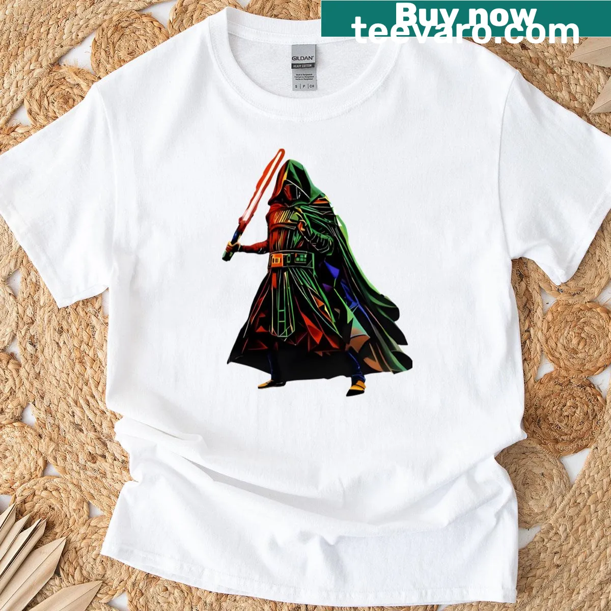Minimalistic typography reading 'Crimson Heir' on a stylish T-shirt — on a men's t-shirt