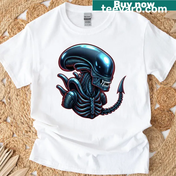 Cute cartoon alien T-shirt with playful design