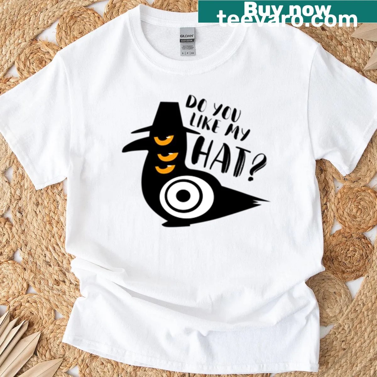 Cartoon Demon Bird Kpop fan t-shirt — on a men's t-shirt