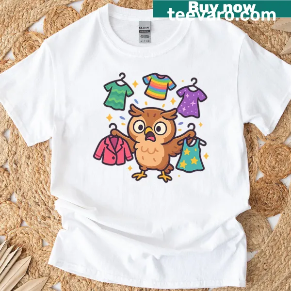 T-shirt with a whimsical phrase about glam and beauty