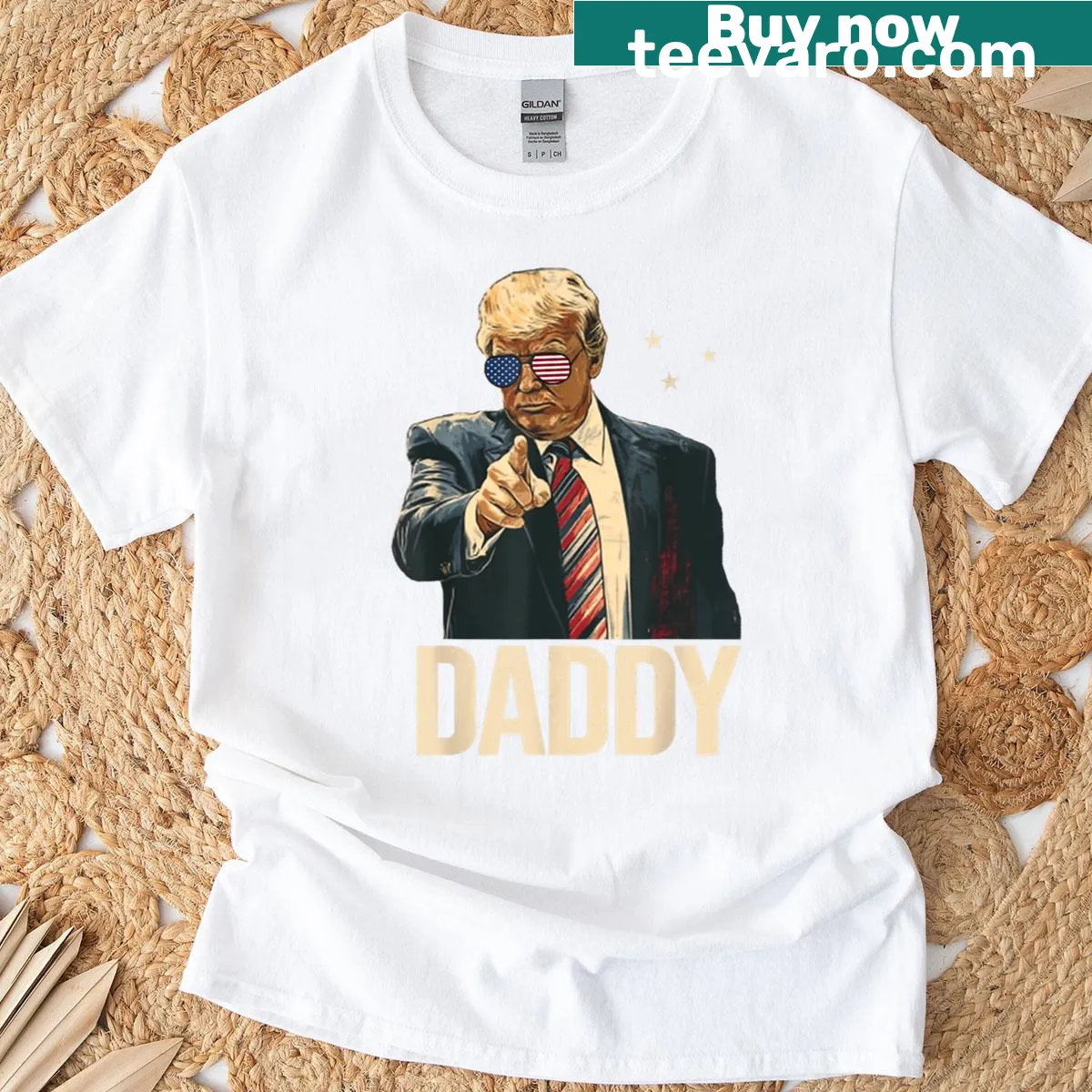 Funny Trump Daddy's Home shirt for men and women — on a men's t-shirt