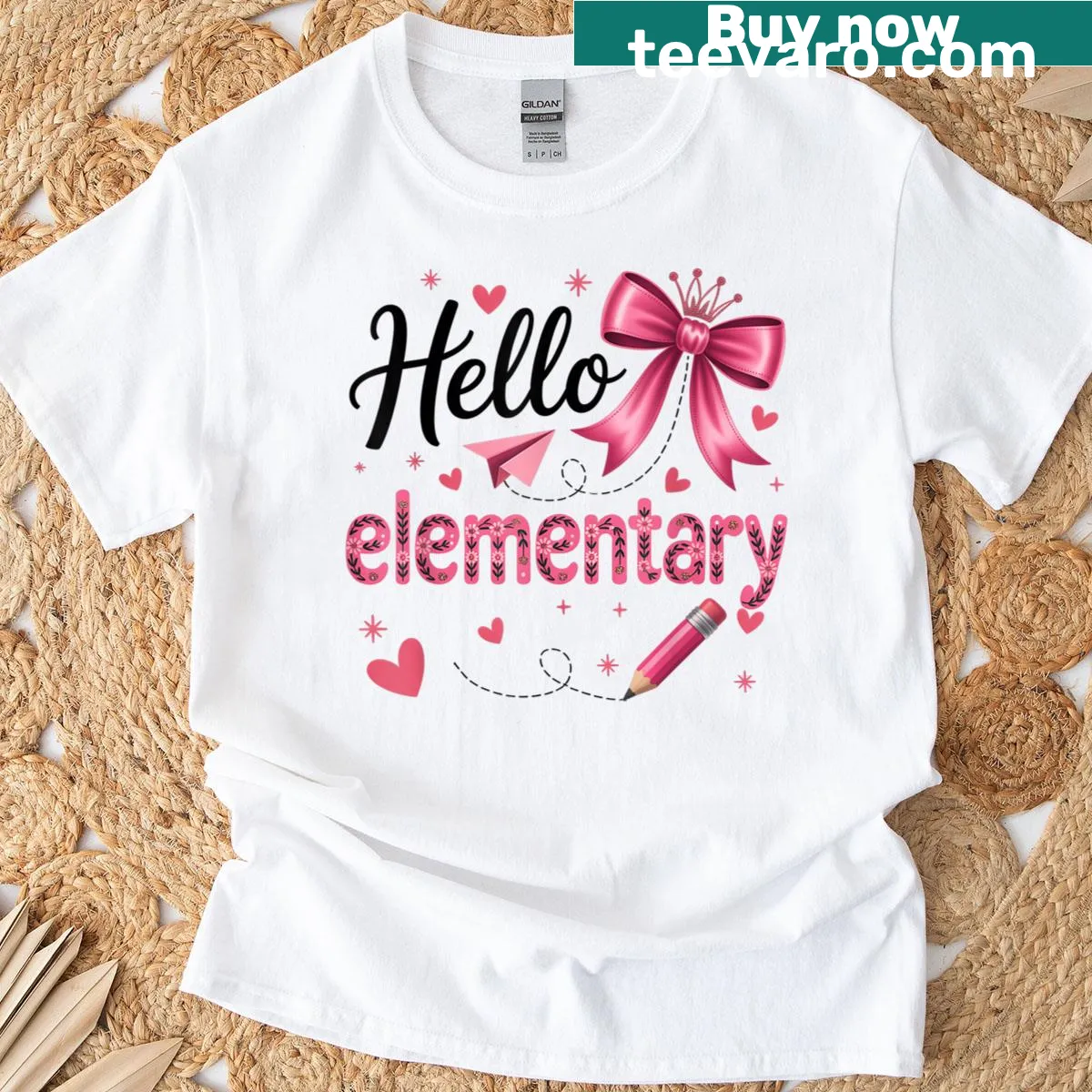 Elementary teacher T-shirt with an inviting design. — on a men's t-shirt