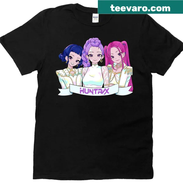 Action-packed K-pop Demon Hunter graphic T-shirt