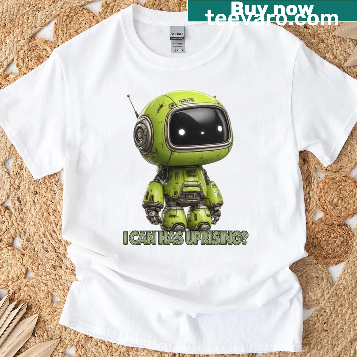 Humorous graphic tee featuring a lighthearted slogan — on a men's t-shirt