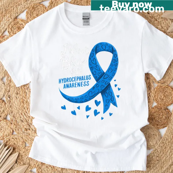 Awareness T-shirt with a message for hydrocephalus support