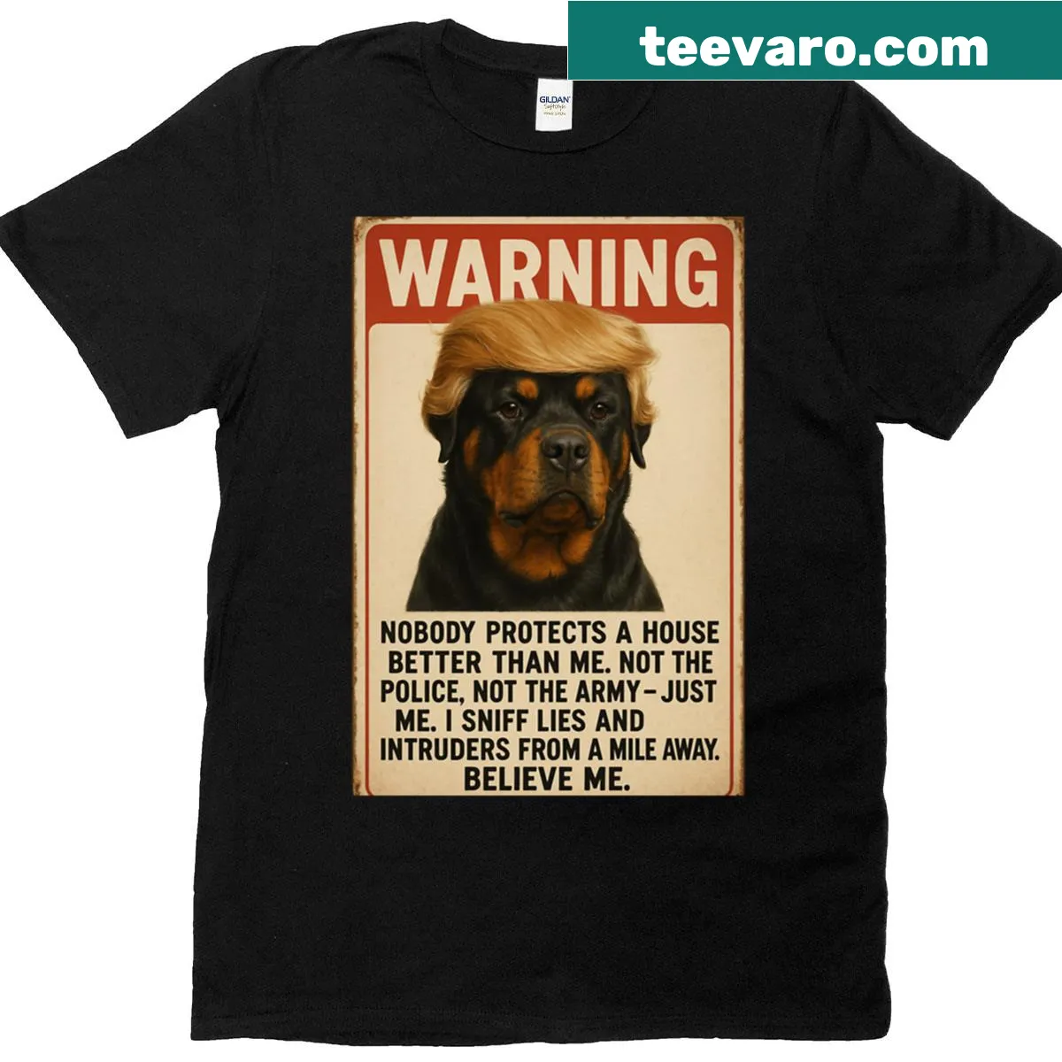 Sarcastic typography t-shirt with bold text about being nice and mean — on a men's t-shirt