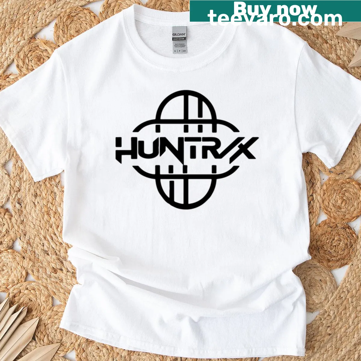 Kpop Huntrix logo t-shirt for fans — on a men's t-shirt