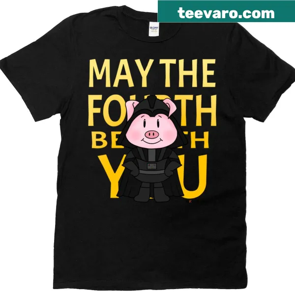 May The Fourth Be With You T-shirt with iconic phrase