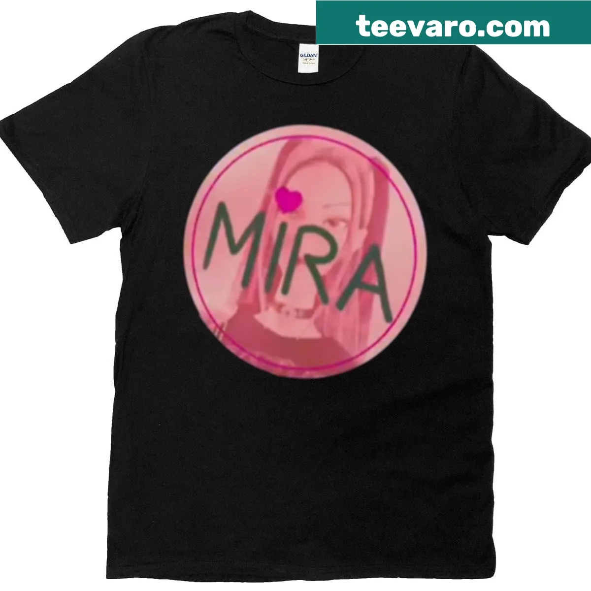 Oversized t-shirt with heart graphic for a wholesome vibe. — on a men's t-shirt