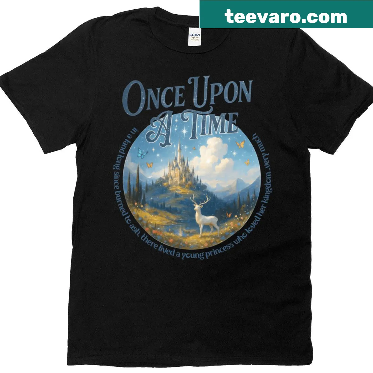 Enchanting fantasy illustration on a whimsical T-shirt — on a men's t-shirt