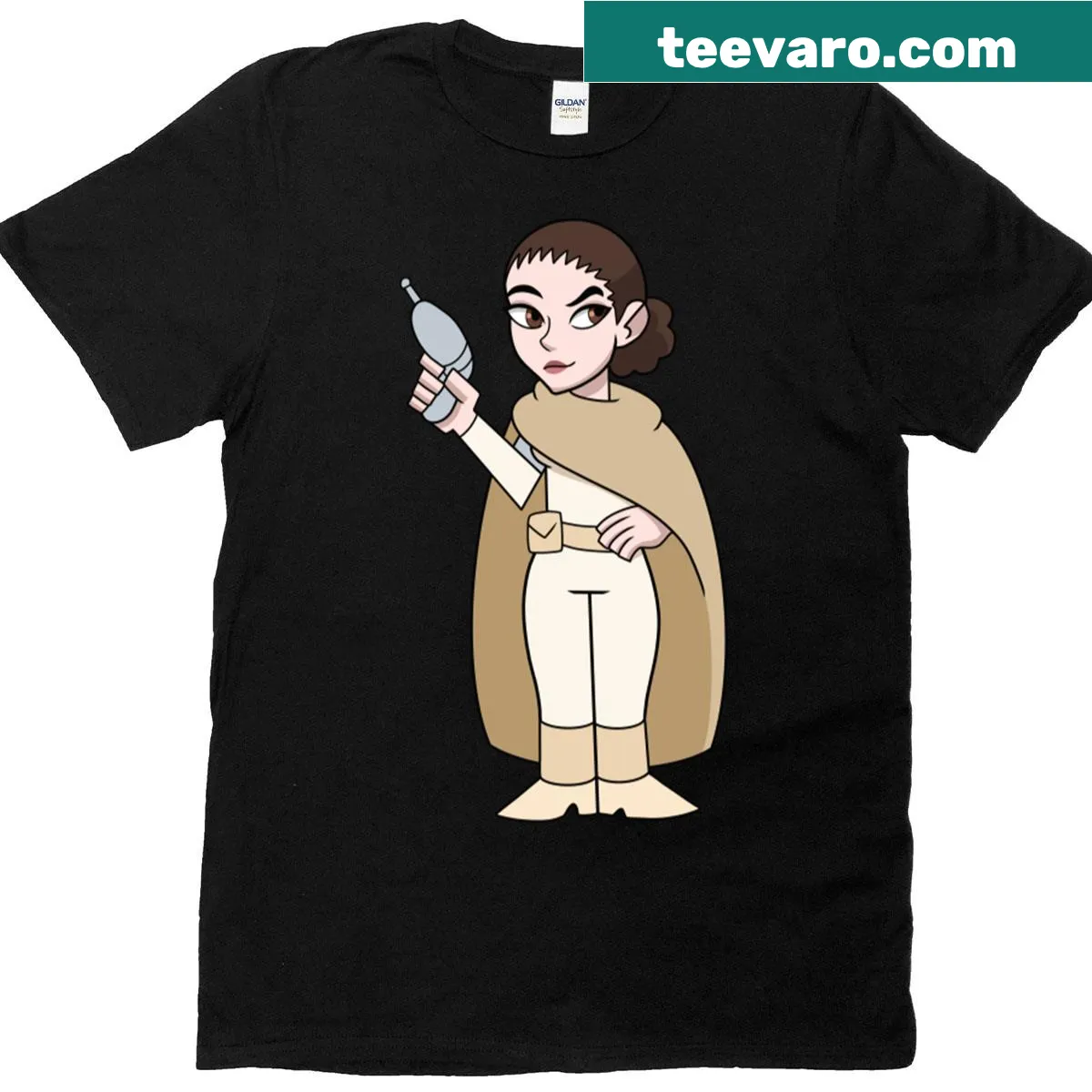 Imagery of Geonosis from a sci-fi universe on a T-shirt — on a men's t-shirt