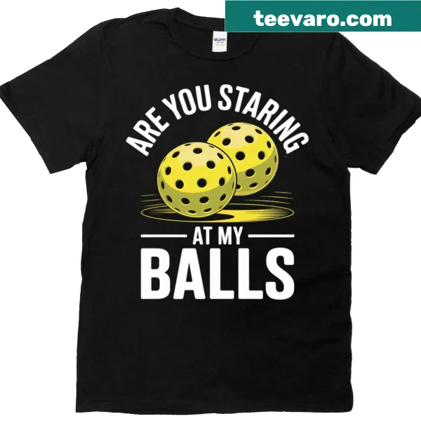 Simple tee featuring the text 'Pickle Ball' for pickleball enthusiasts.