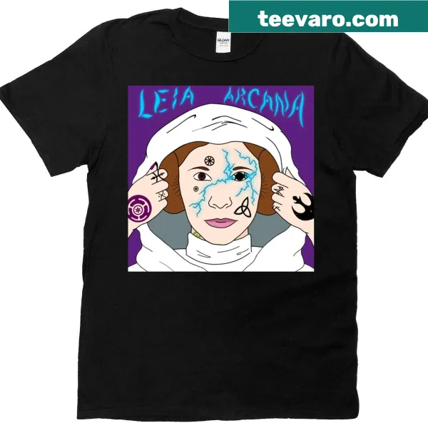 T-shirt featuring Princess Leia in Arcana design