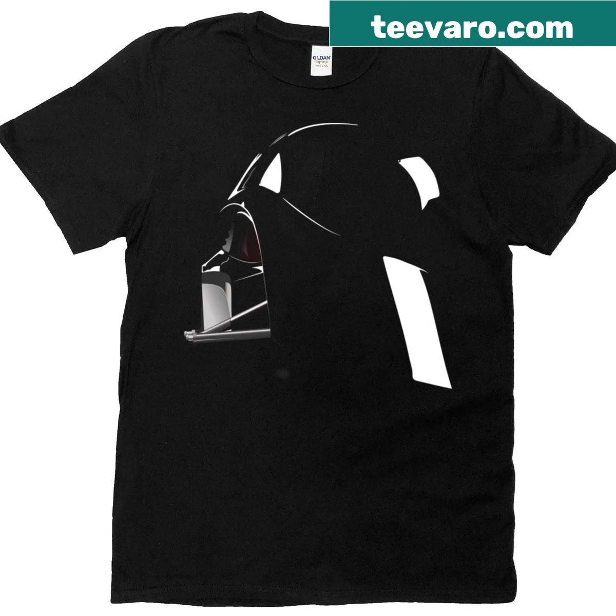 Dark Lord of the Sith t-shirt featuring a bold silhouette design — on a men's t-shirt