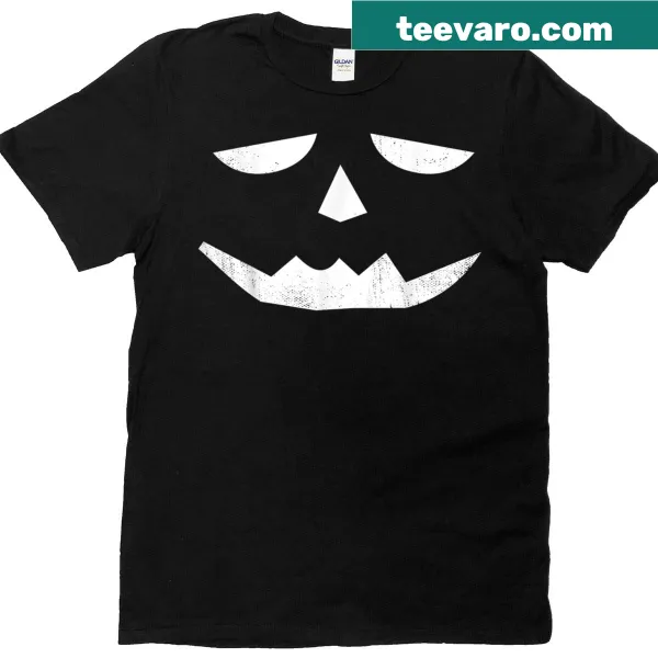Funny jack-o-lantern graphic T-shirt for Halloween