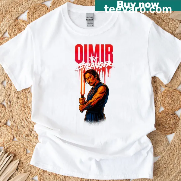 Illustrated T-shirt featuring the mysterious Qimir the Stranger