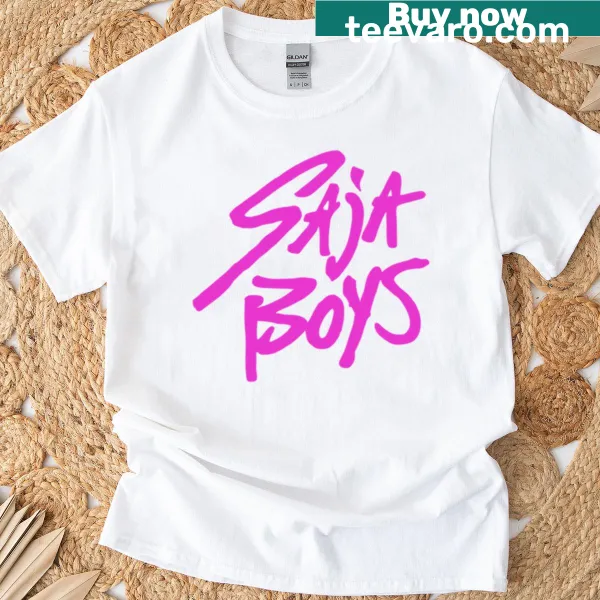 Saja Boys Kpop Demon Hunters T-shirt with logo graphic