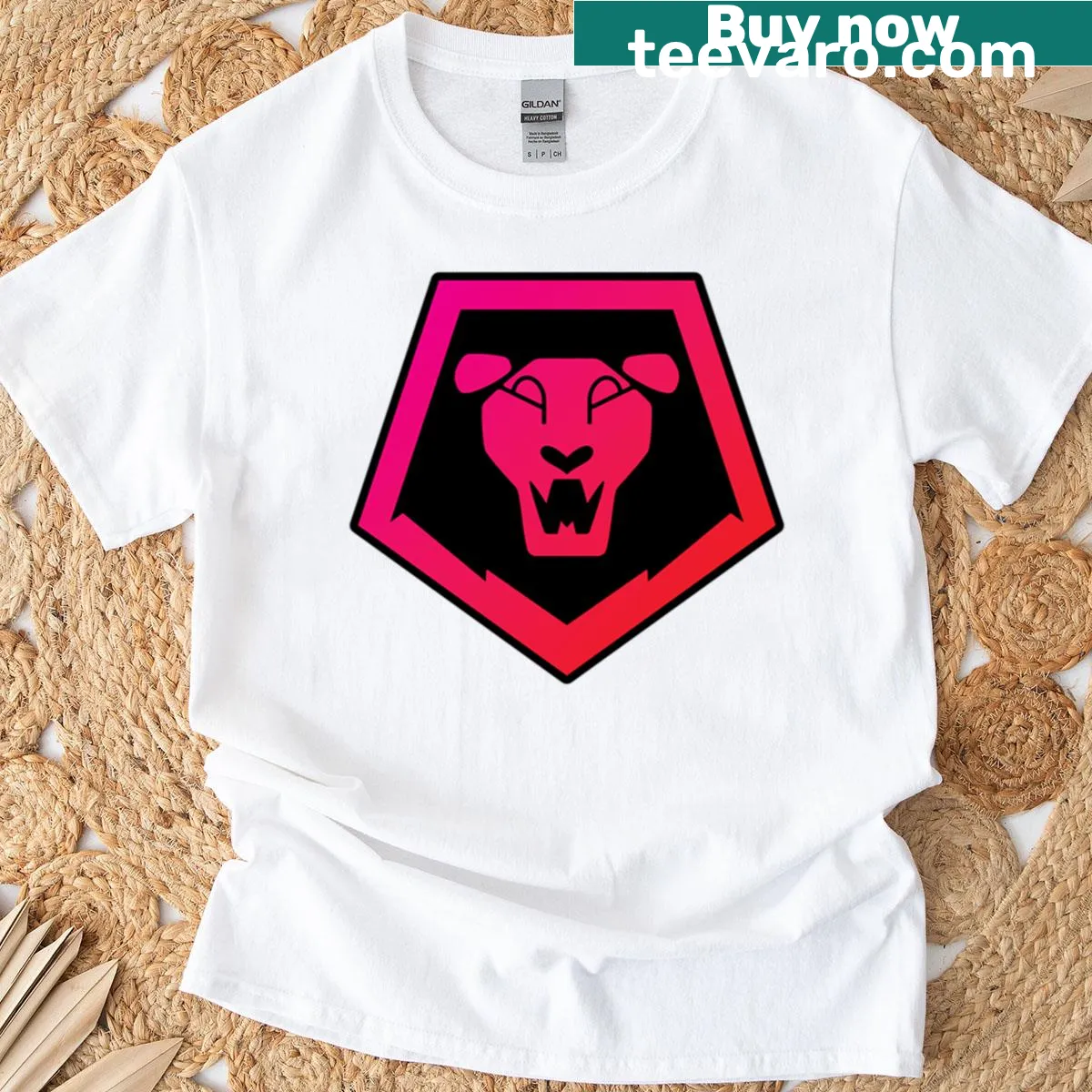 Premium Saja Boys logo Kpop Demon Hunters T-shirt design — on a men's t-shirt