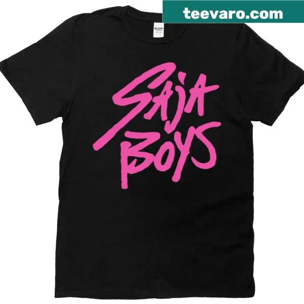 Simple T-shirt featuring the name Saja Boys