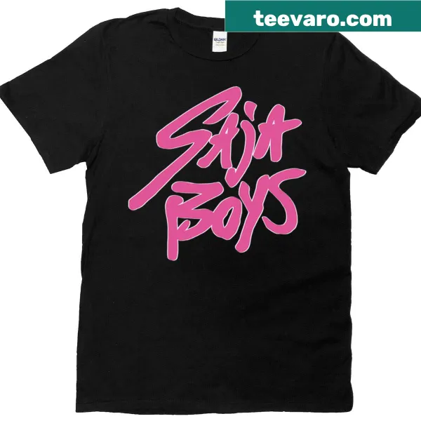 Saja Boys T-shirt with playful scribble design