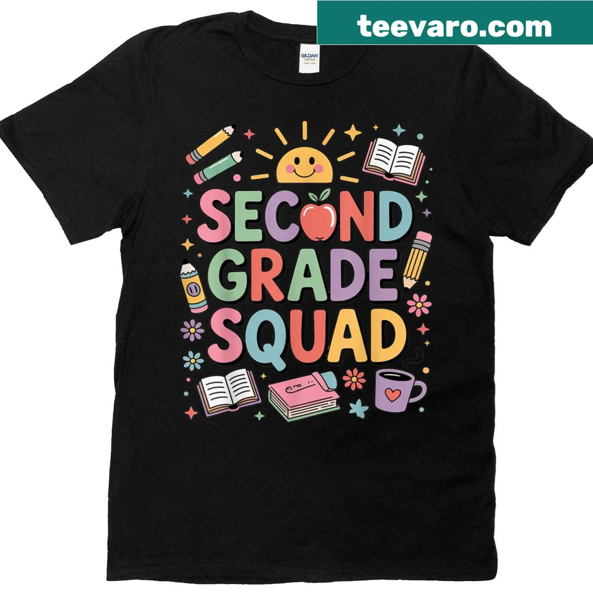 Cute back-to-school shirt featuring 'Dream Team' for second graders — on a men's t-shirt