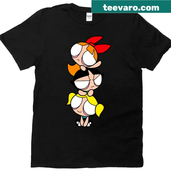 Playful t-shirt featuring 'Sugar Spice And Everything Nice', inspired by Powerpuff Girls