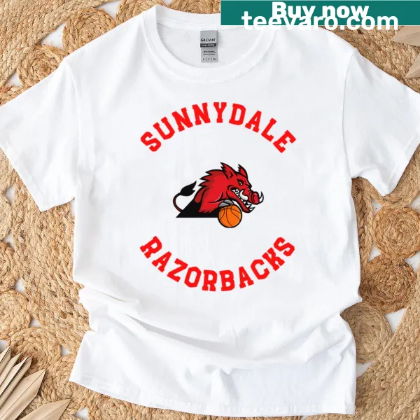 Razor Back High School emblem t-shirt