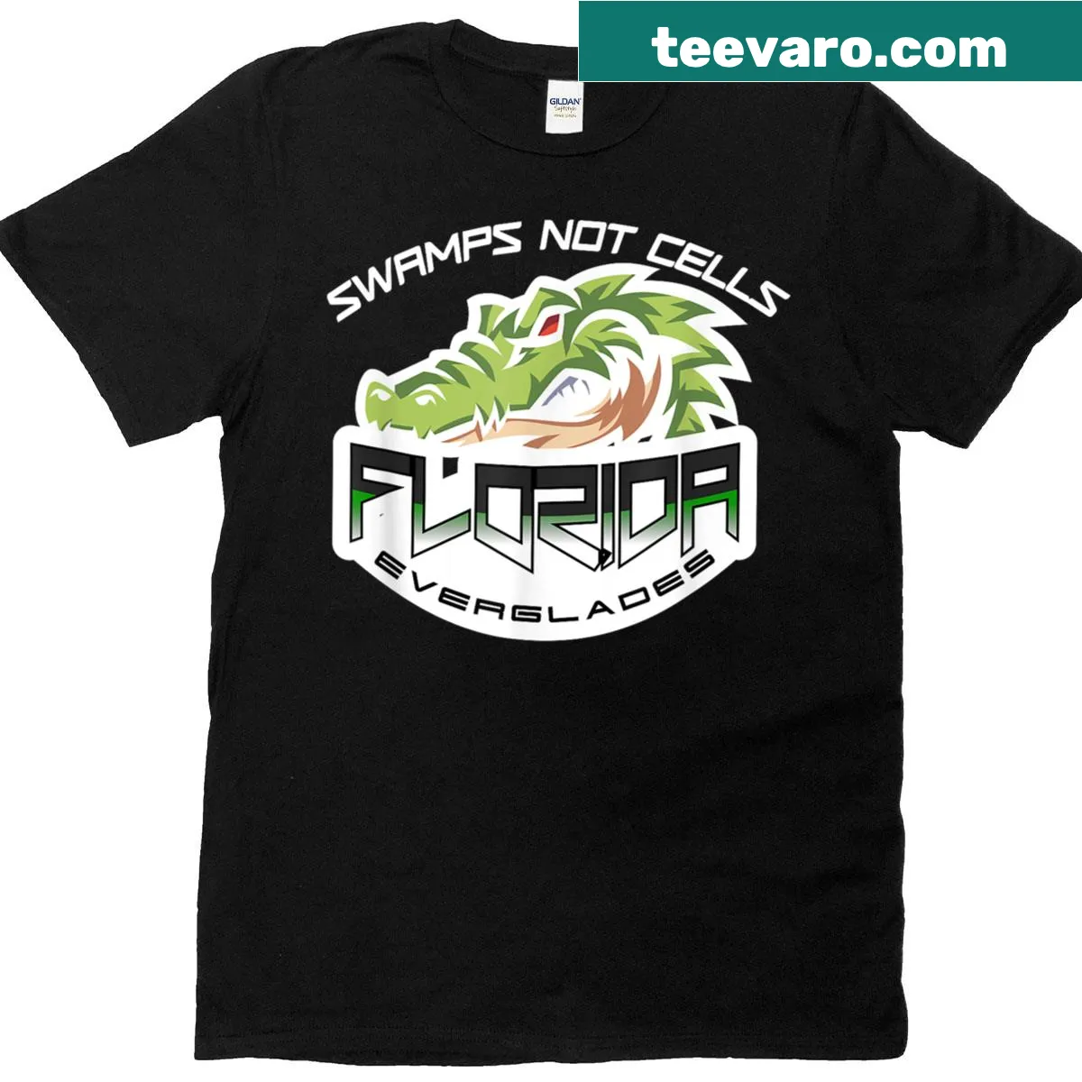 Environmental awareness t-shirt advocating protection of the Everglades — on a men's t-shirt