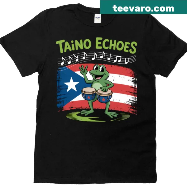 T-shirt with a typographic design celebrating Indigenous heritage and culture.