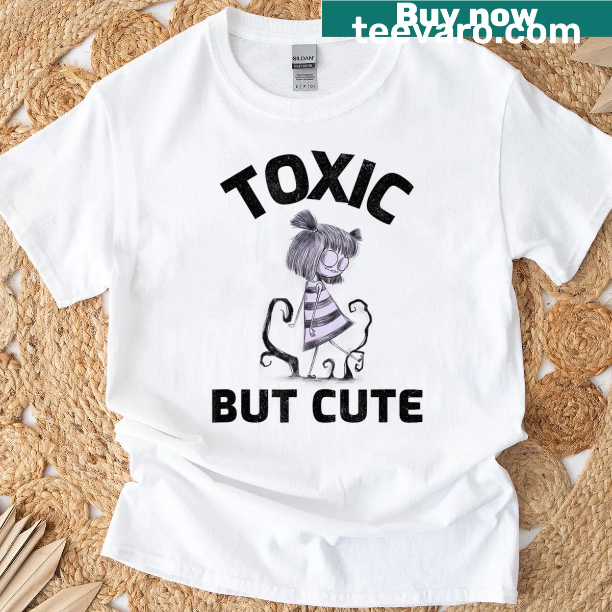 Cute Halloween T-shirt with a funny creepy graphic — on a men's t-shirt