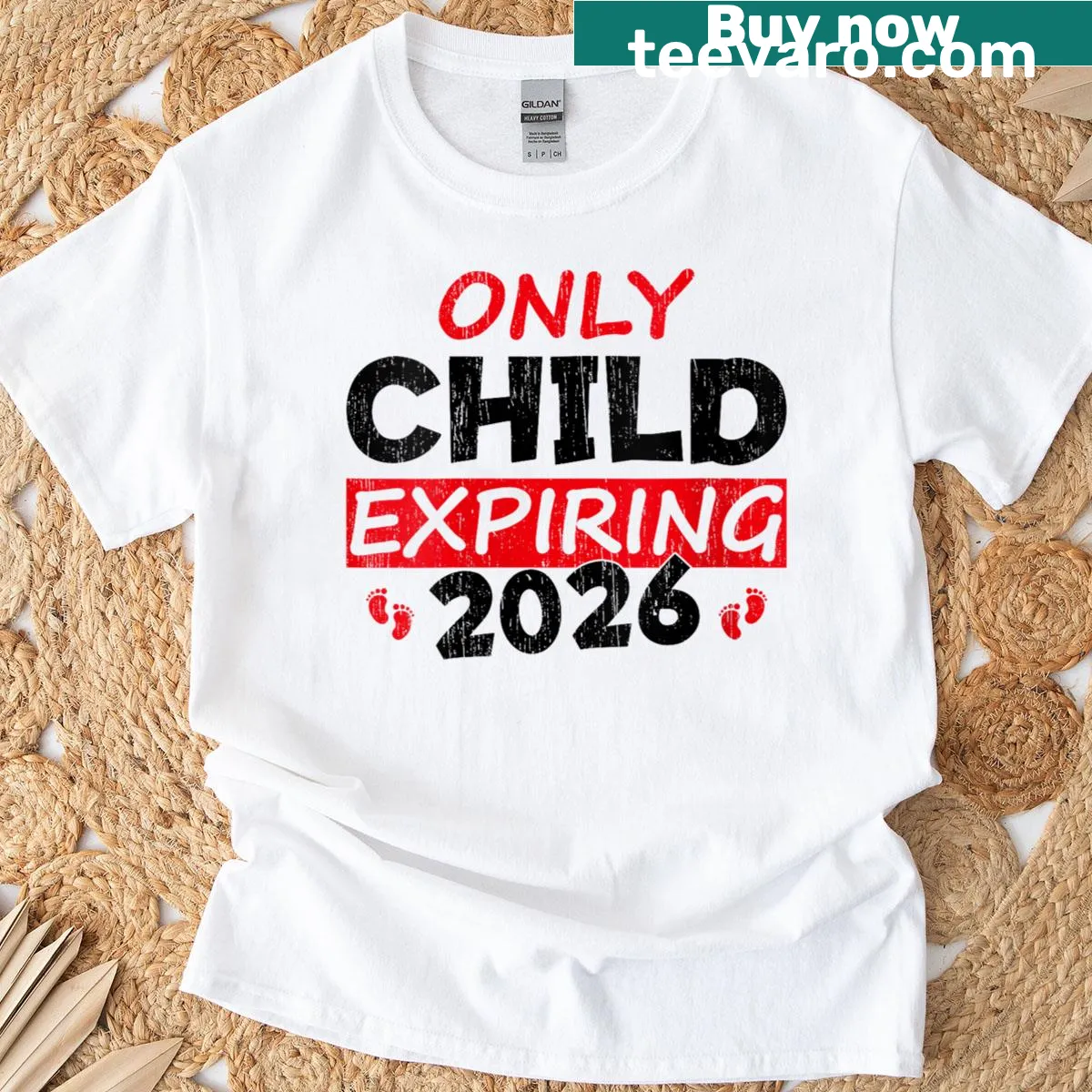 Cute promotional sibling t-shirt for upcoming older siblings. — on a men's t-shirt