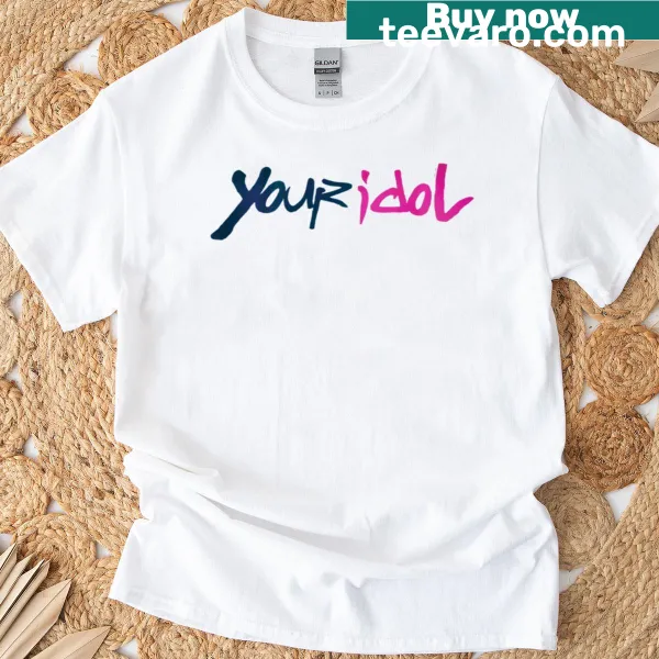 Oversized Idol Inspired T-shirt with bold typography design