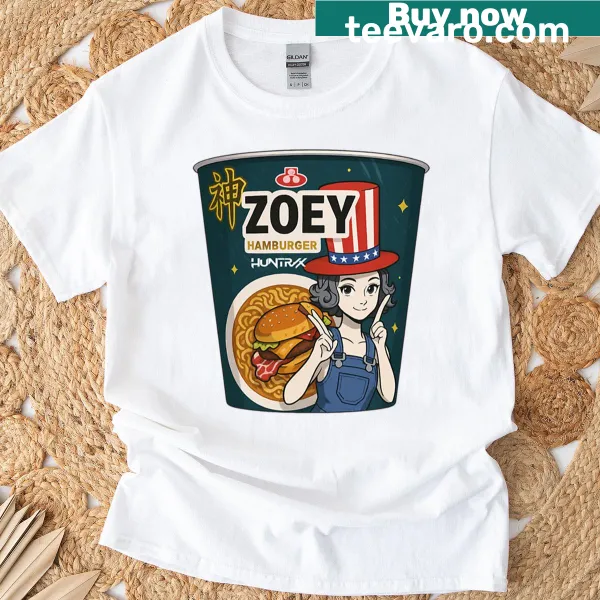 T-shirt with a fun ramen graphic by Zoey