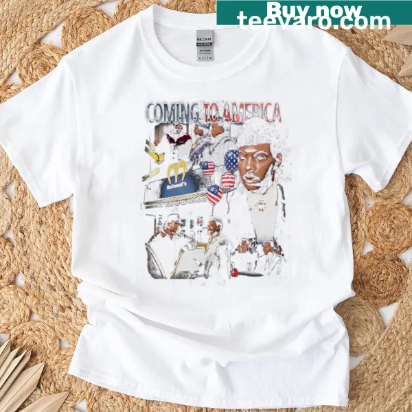 Vintage distressed design T-shirt celebrating America with Rouvik 6555 graphic
