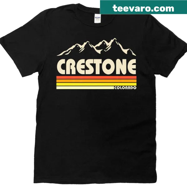 Illustrative T-shirt highlighting Crestone, Colorado's beautiful landscape