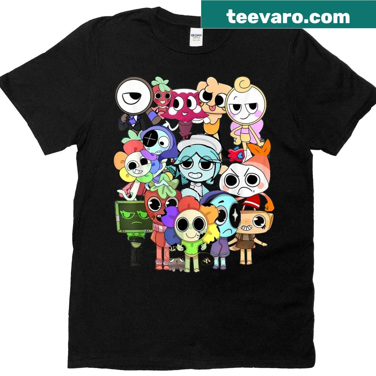 Fun T-shirt for kids featuring cartoon graphics and playful text — on a men's t-shirt