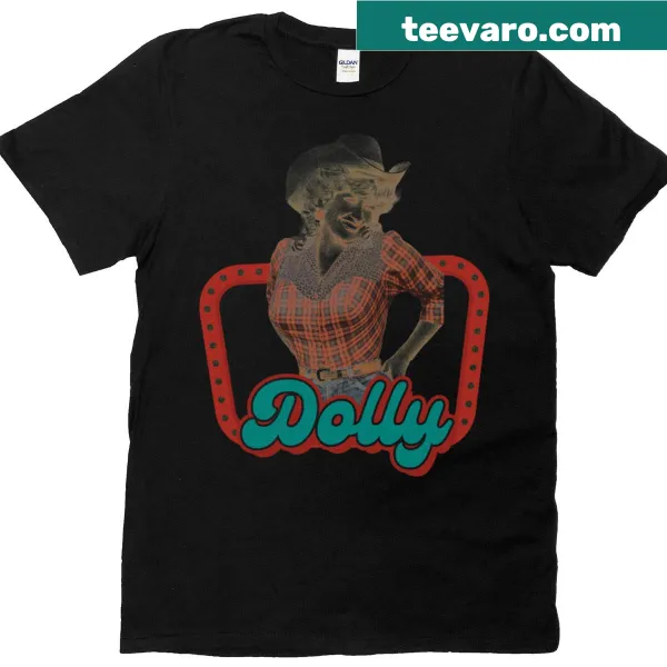T-shirt with elegant typography spelling 'Beautifull' inspired by Dolly Parton