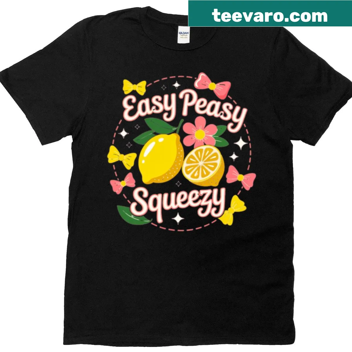 Cute summer graphic t-shirt featuring a lemon design — on a men's t-shirt