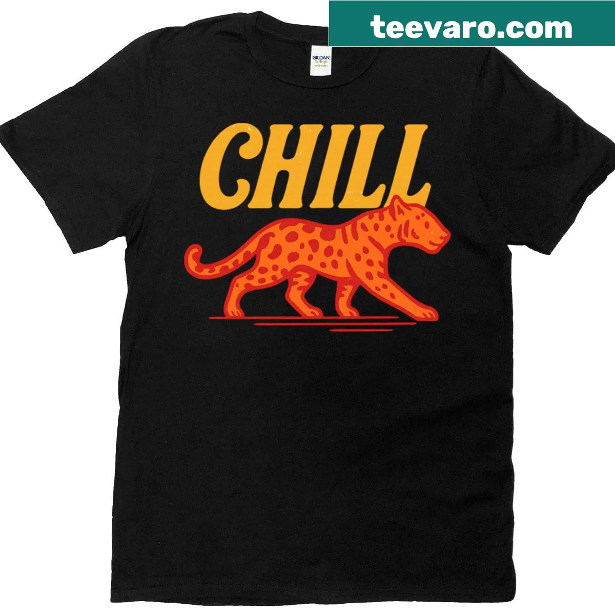 Vintage distressed T-shirt with 'Easy Tiger' and a tiger illustration — on a men's t-shirt