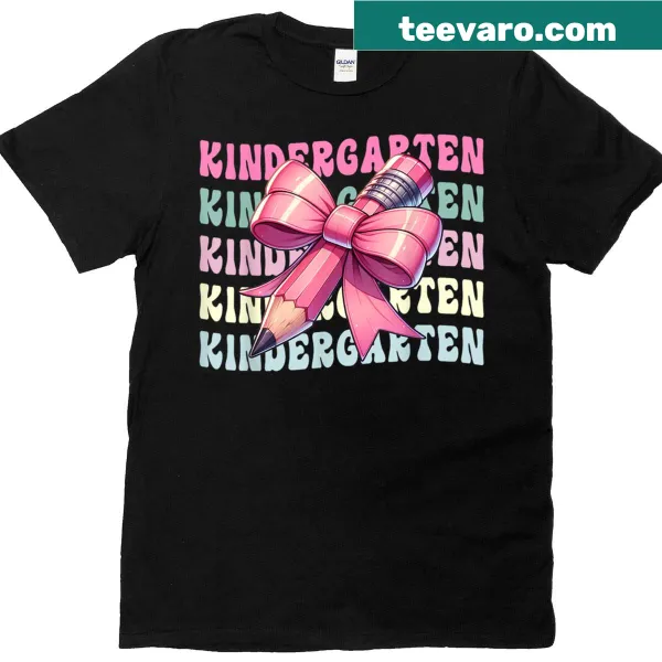 Charming pencil design for kindergarten kids on t-shirt