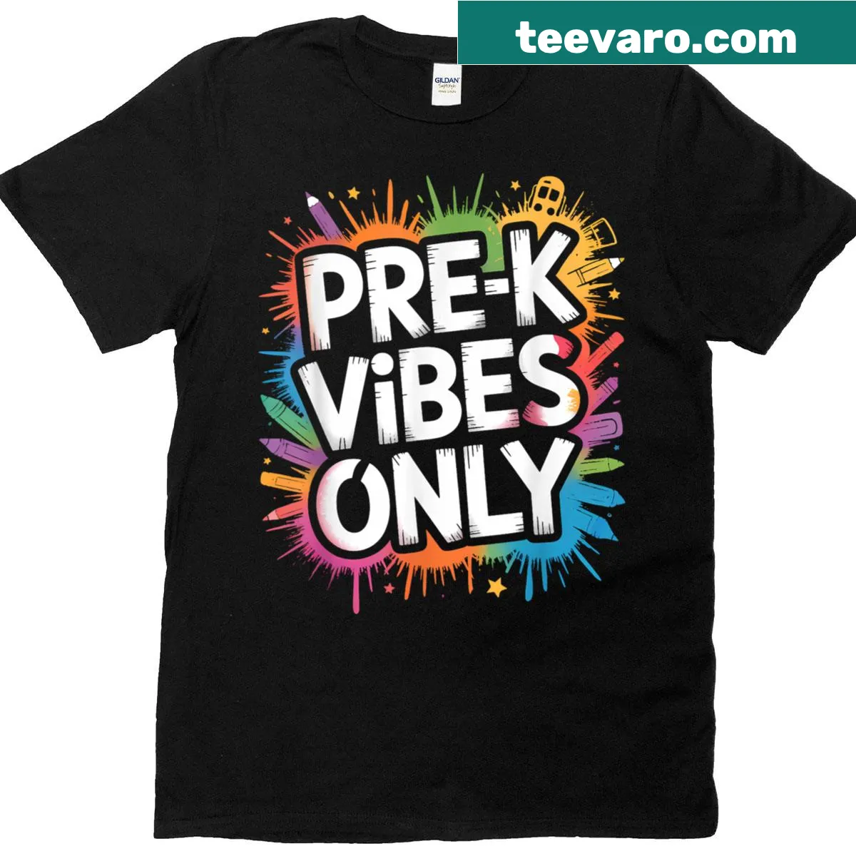 Funny T-shirt for toddlers celebrating the first day of school — on a men's t-shirt