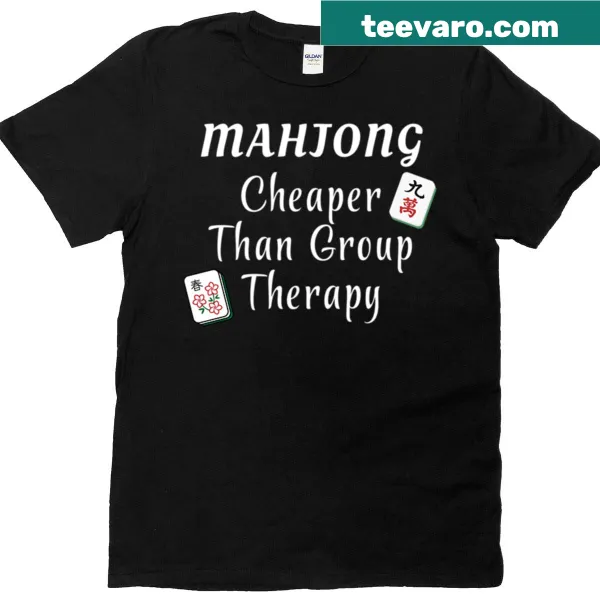 Mahjong-themed T-shirt for game night enthusiasts